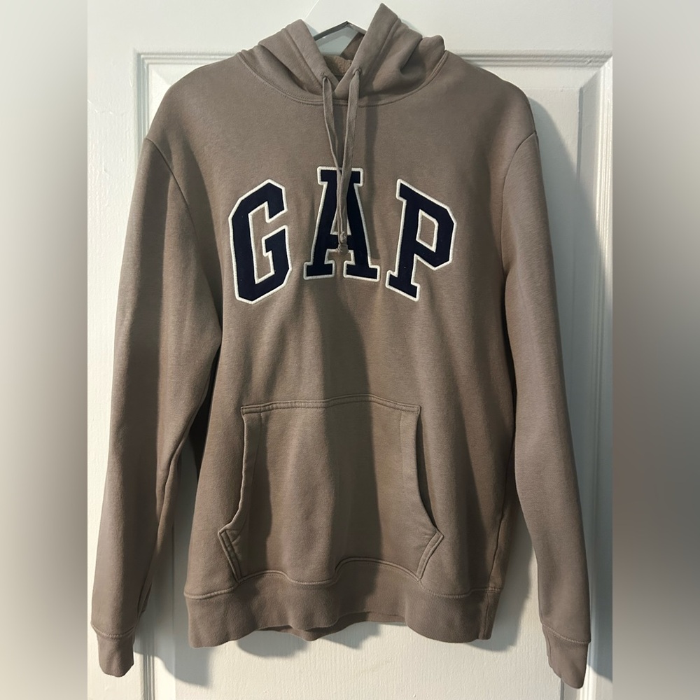 GAP Taupe Hoodie with GAP Logo MEDIUM MENS